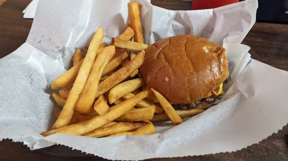 Cheeseburger and Fries